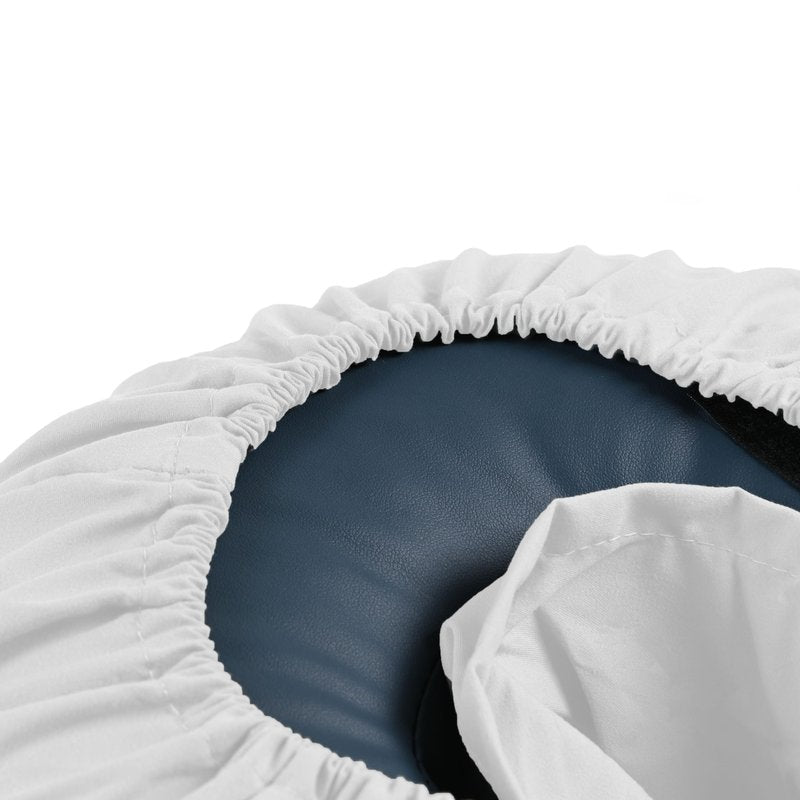 Massage Table Poly-Cotton Sheet Sets by Body Linen. - 3 Piece Set includes Flat & Flat Sheets and a Face Rest Cover. Super Soft and Durable for Professional Use (White)