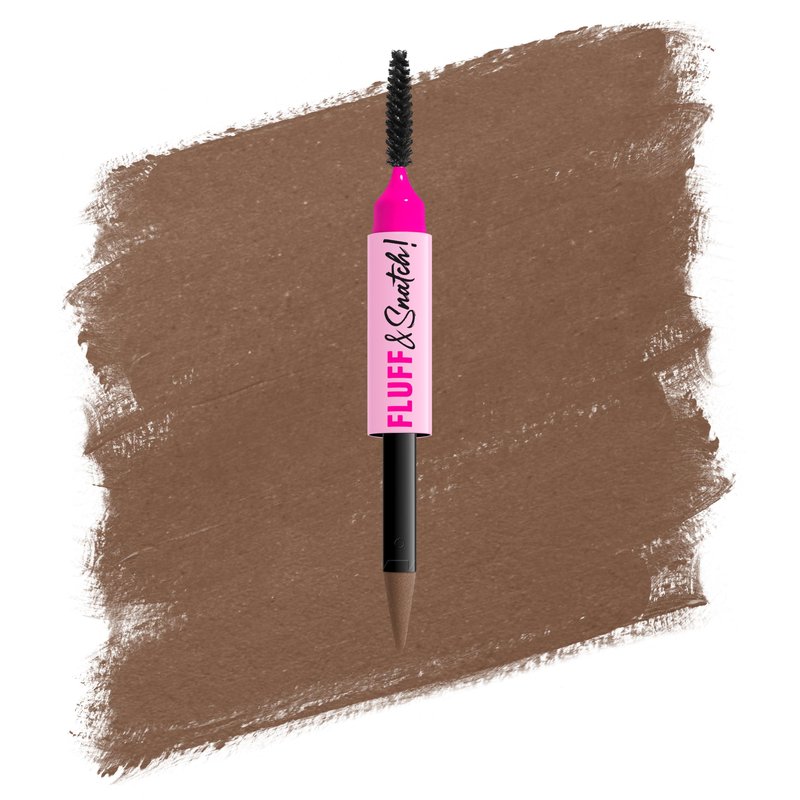 NYX PROFESSIONAL MAKEUP Fluff & Snatch Brow Powder Pen, Cream To Powder Eyebrow Pen For Soft, Defined Brows, Smudge and Transfer-Resistant Formula - Taupe