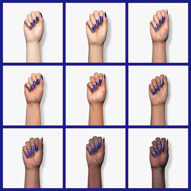 Beetles Blue Gel Nail Polish - Sapphire Love Color, Royal Blue Gel Polish, Soak Off Uv LED Spring Nails for Manicure Salon DIY Design for Women
