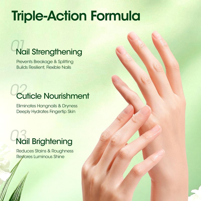 Gellen Cuticle Oil, Roll-On Nail Growth Oil, Nail Oil for Nail Growth & Repair & Strength, Green Citrus Avocado Baobab Oils Vitamin E, Nail Care for Damaged Skin & Thin Nails, Soften & Nourish Cuticle