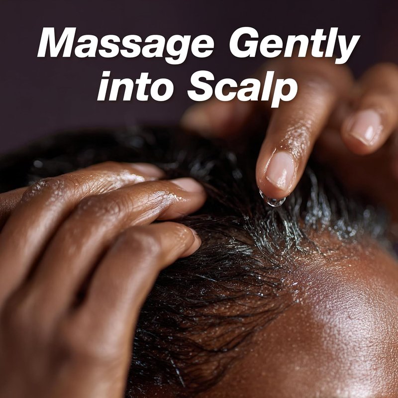 Scalp Therapy Hair Oil Blend - Intensive Moisturizing Treatment for Dry Scalp & Split Ends | 1.9oz Rosehip & Lavender