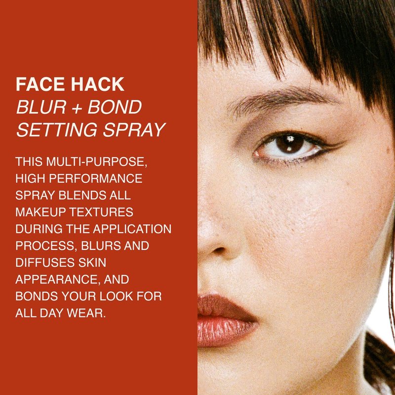 Freck FACE HACK Blur + Bond Setting Spray, 3.38oz | Makeup Setting Spray for Blurring Skin, Long-Lasting Hold | Hydrating Oil Control Mist, Alcohol-Free Clean Vegan Formula
