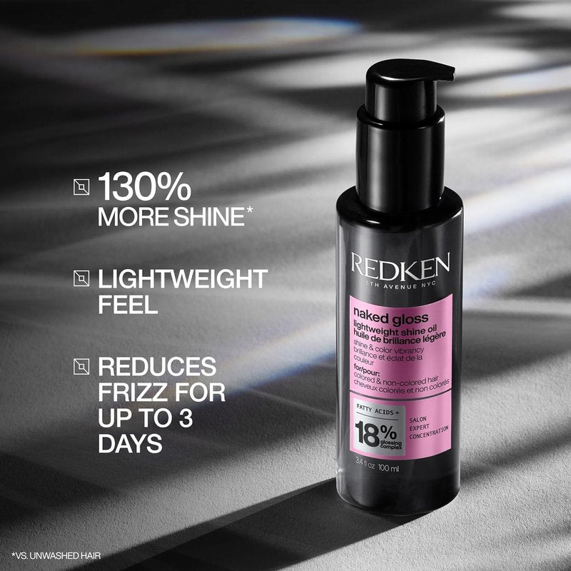 Redken Naked Gloss Shine Hair Oil