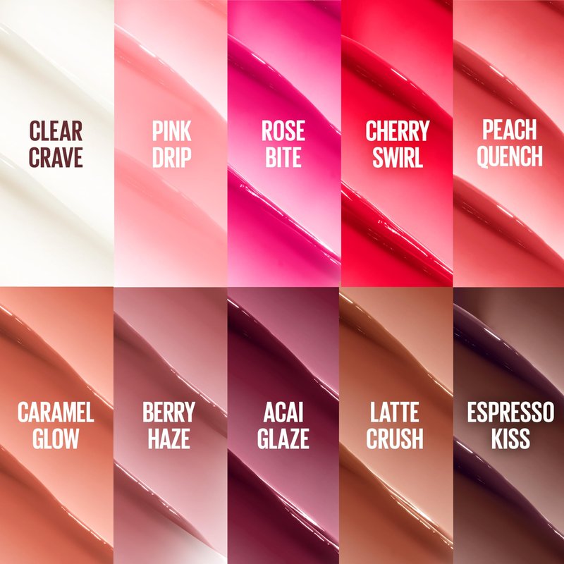MAYBELLINE Lifter Glaze Oil Balm with Hyaluronic Acid and Hydrating Oil Blend, Lip Balm with 24HRs of Smooth, Moisturizing Shine, Caramel Glow (Sheer Light Brown Nude)