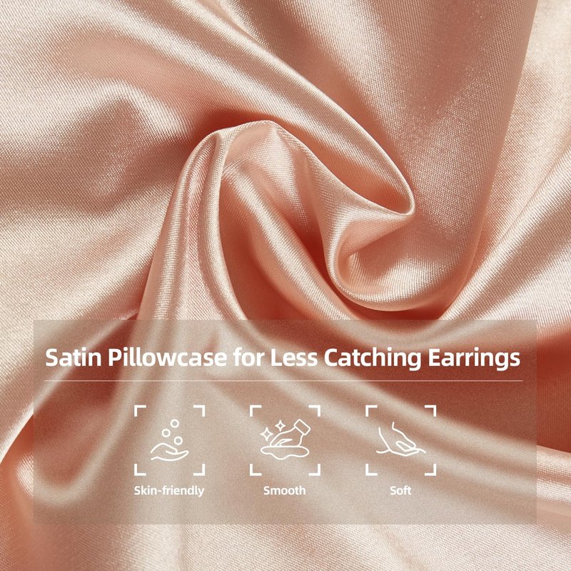 USlixury® Ear Piercing Pillow for Side Sleepers with Off-Center Hole