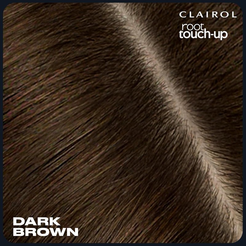 Clairol Root Touch-Up Hair Color Gel - Blend Gray Hair Effortlessly | 4 Dark Brown | Pack of 2