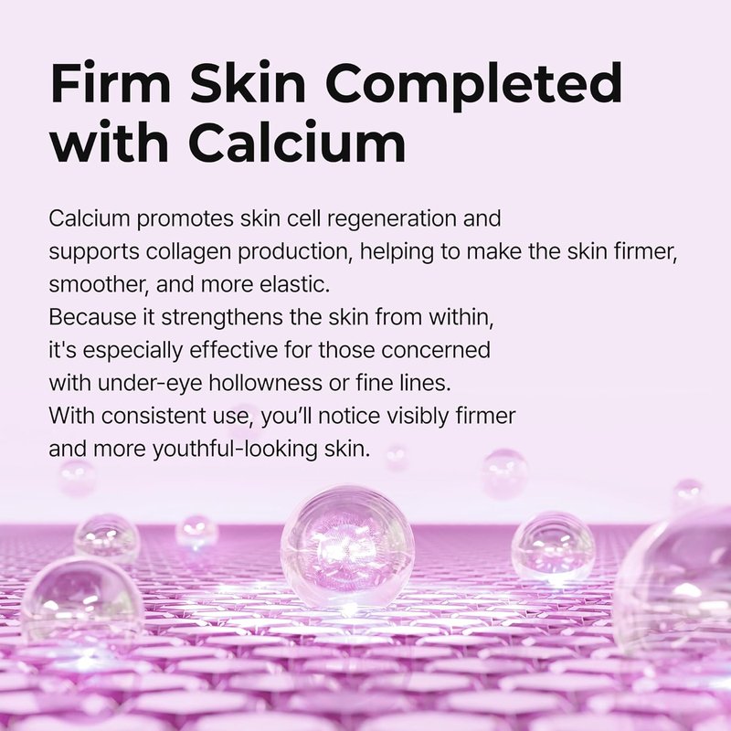 Dr. Melaxin Calcium Volume Eye Patch - Revitalize Sagging Under Eyes & Reduce Dark Circles | 60 Patches
