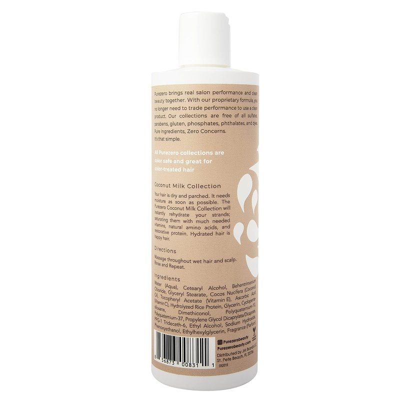 Coconut Milk Shampoo & Conditioner Set | Vegan, Cruelty-Free, Intense Hydration - Zero Sulfates & Parabens