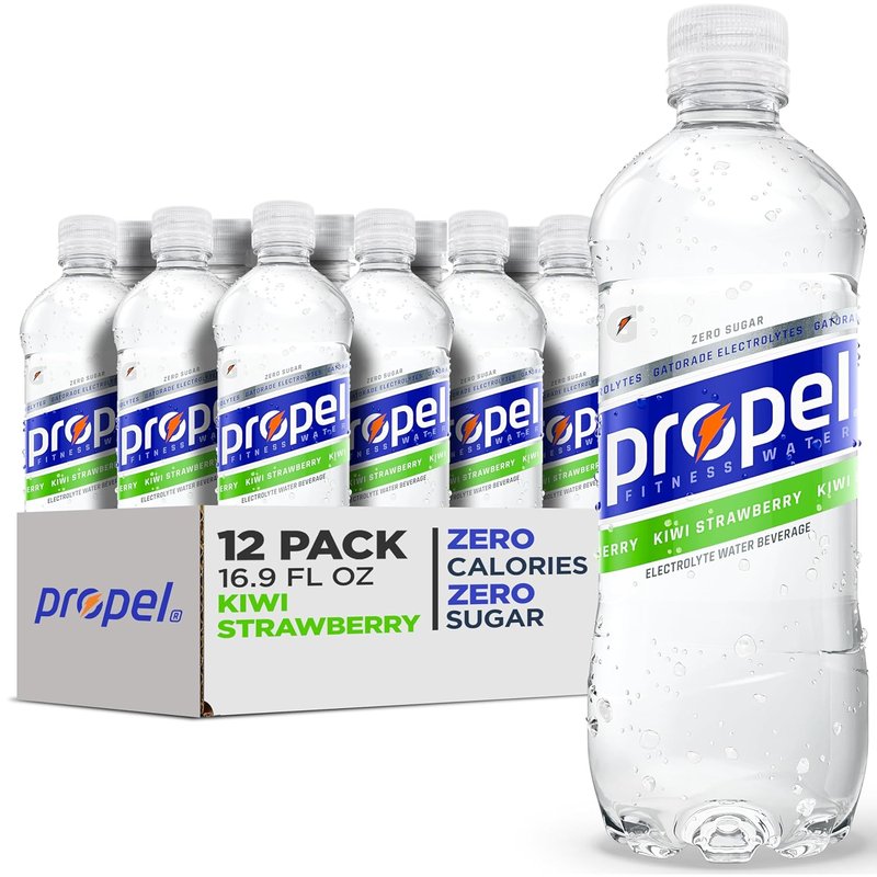 Propel Kiwi Strawberry Electrolyte Water - Zero Calorie Hydration | 16.9 Fl Oz (12 Pack)