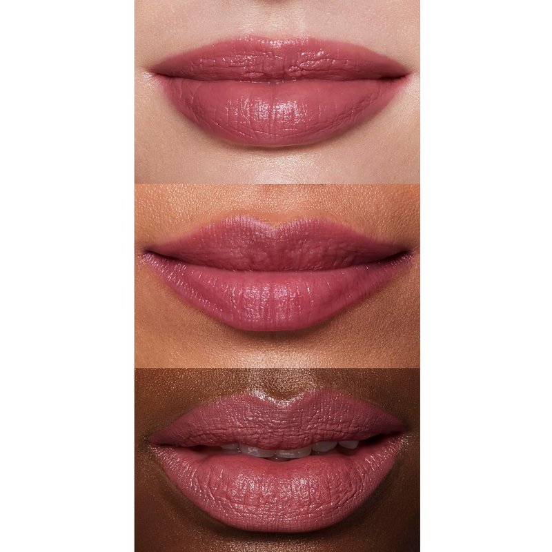 e.l.f. O Face Satin Lipstick, Richly Pigmented, Nourishing & Long-Lasting Creamy Lipstick, Infused With Jojoba, Vegan & Cruelty-Free, Pleased