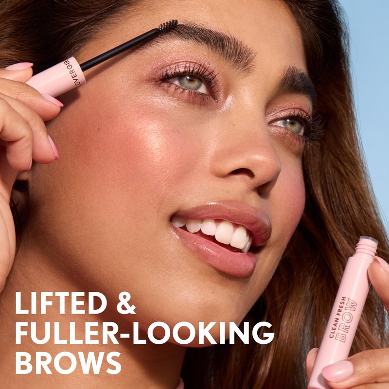 CoverGirl Clean Fresh Brow, 600 Dark Brown, Eyebrow Gel, Long-Lasting, Vegan Formula, Natural Looking, Easy to Apply, Doesn't Smudge, 0.18oz
