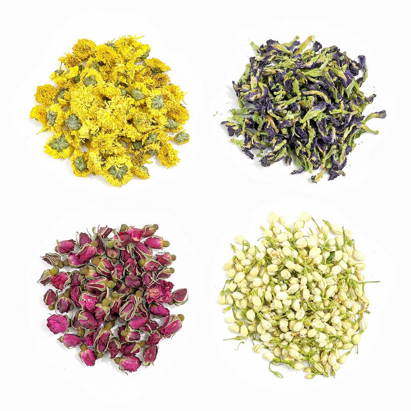 Natural Dried Fruit and Flower Kit for DIY Crafts - 25 Bags, Ideal for Soap Making, Candle Making, Resin Jewelry, Bath Bombs, and Nail Art - Includes Rose Petals, Rosebuds, Lilium, Jasmine, and More