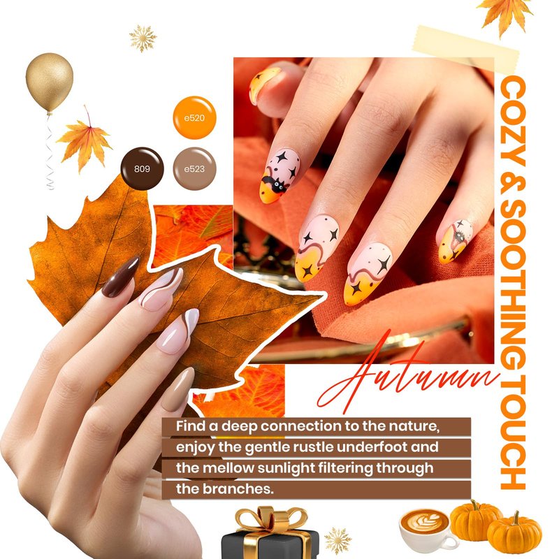 beetles Gel Polish Set Vivid Seasons - Spring Gel Nail Polish Set 36 Colors Pink Yellow Green Purple Jelly Shades 45pcs with Base & Top Coat UV LED Soak Off DIY Salon Summer Gift for Women & Girls