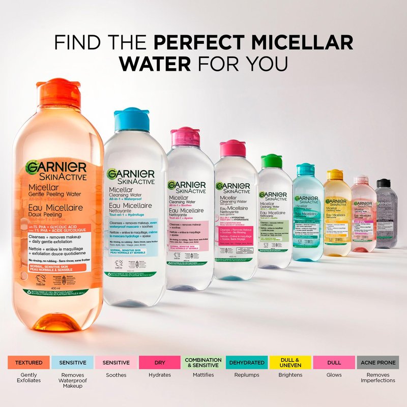 Garnier SkinActive Micellar Cleasing Water All-in-1 23.7 oz.