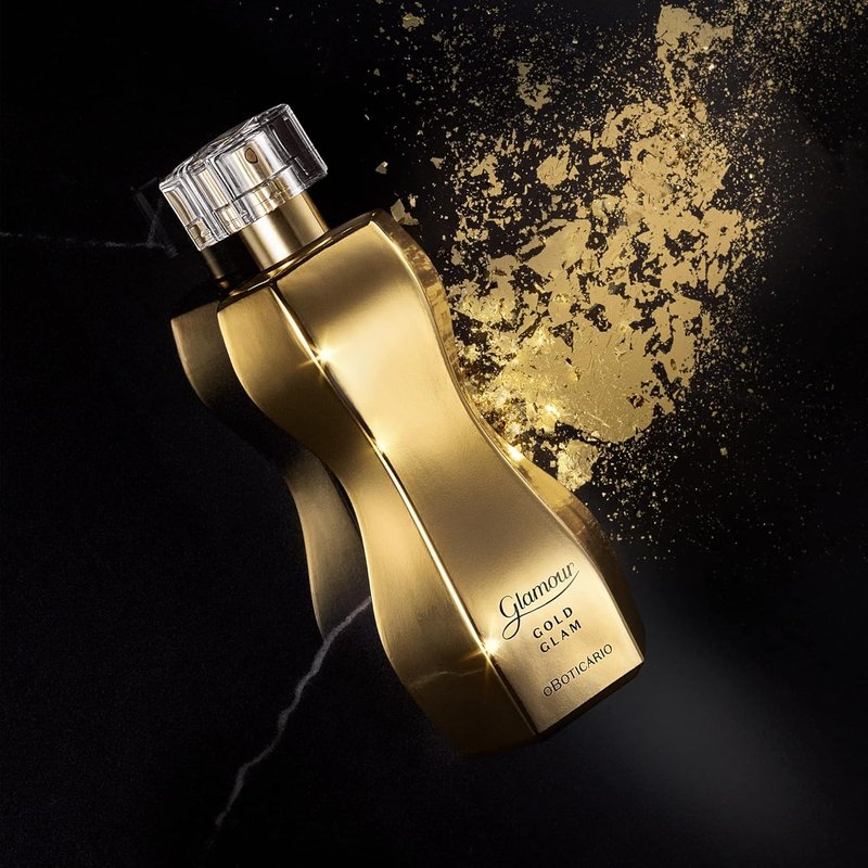 O Boticário Glamour Gold Eau de Toilette - Long-Lasting Sweet Floral Perfume for Women | 2.5 Ounce