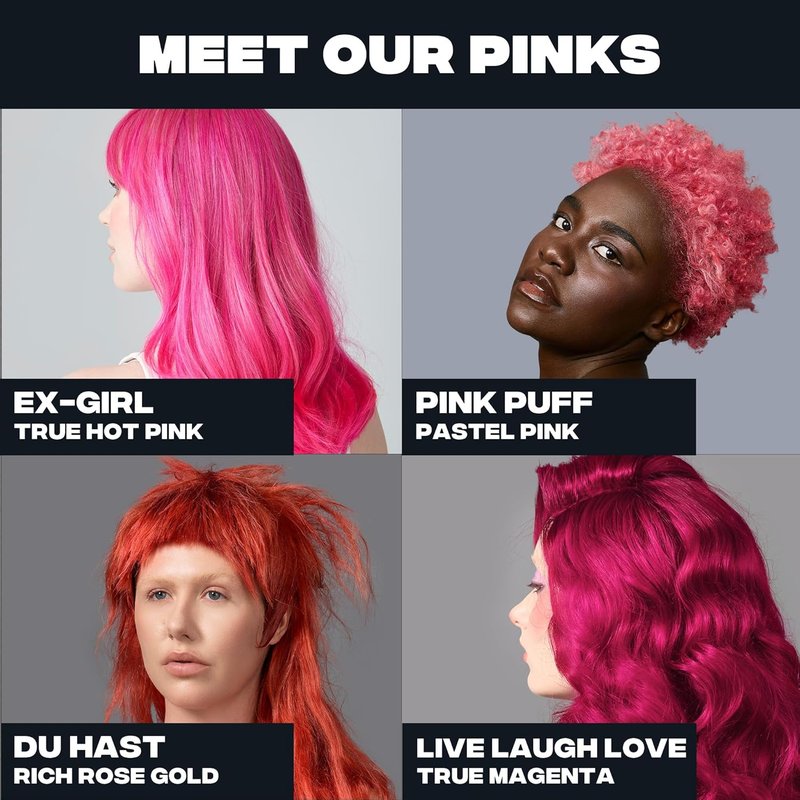 Good Dye Young Semi-Permanent Pink Hair Color - Vegan, Non-Damaging Formula | 5FL OZ, Lasts Up to 24 Washes