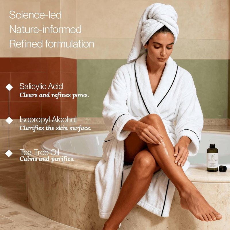 Regine Switzerland Skin Care Solution - Ingrown Hairs & Razor Bumps Relief | 5oz (150ml)