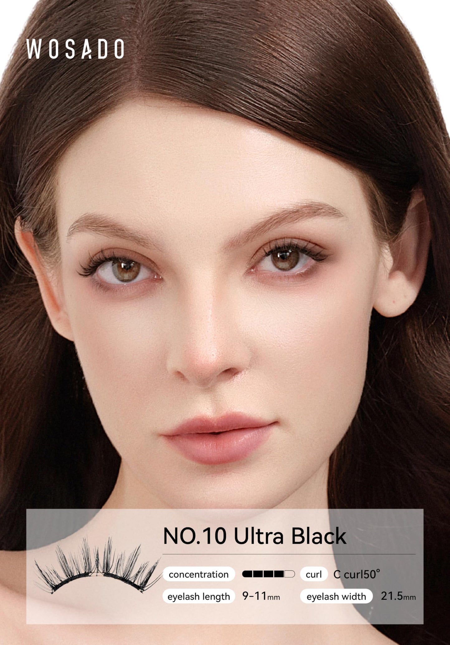 WOSADO Magnetic Eyelashes with Applicator Kit