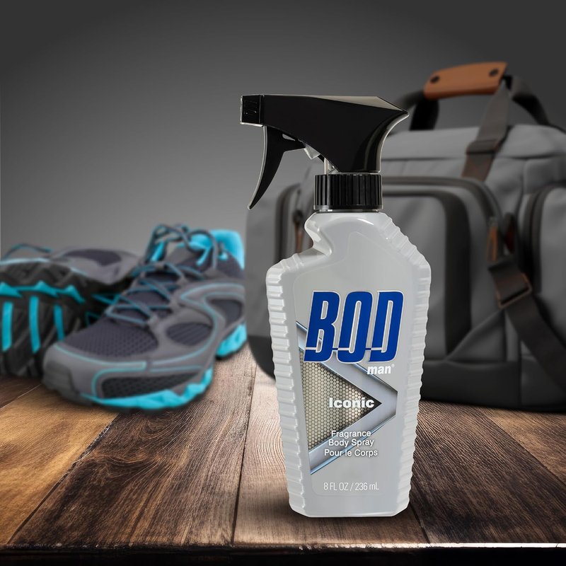 BOD Man Fragrance Body Spray - Iconic Scent | 8 fl oz Long-Lasting Freshness