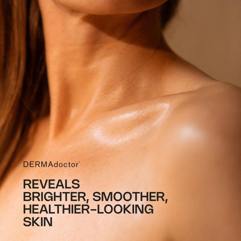 DERMAdoctor KP Bump Eraser Extra Strength Peel Pads – Exfoliating Body Treatment for Keratosis Pilaris, Body Acne & Rough Skin | AHA + BHA + PHA Formula | Dermatologist Developed