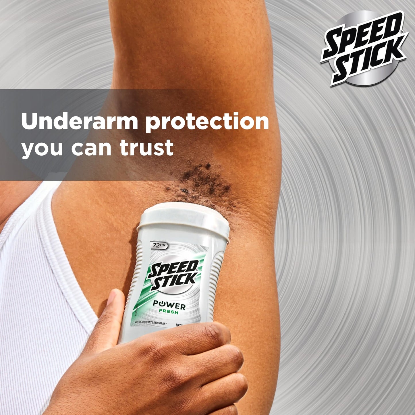 Speed Stick Power Antiperspirant Deodorant for Men, 72 HR Sweat & Odor Protection, Fresh Scent, 3.0 oz Stick (4 Pack)