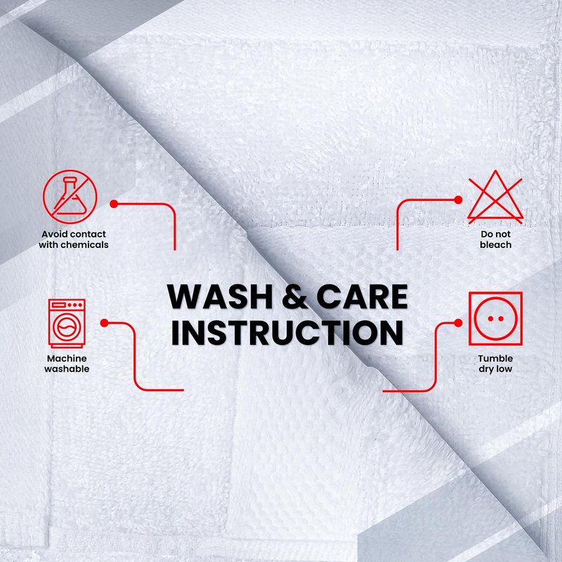 Infinitee Xclusives Luxury Wash Cloths for Showering [13x13] – 100% Cotton Washcloths [Pack of 12], Soft and Absorbent Face Towels for Bathroom Wash Clothes, Gym, and Spa (Brilliant White)