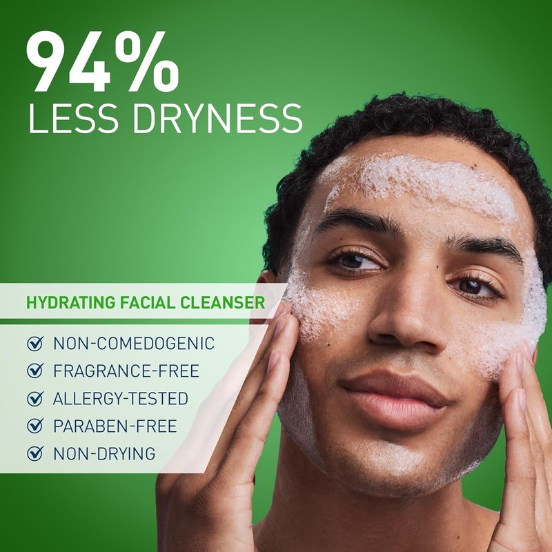 CeraVe Hydrating Facial Cleanser - Moisturizing Face Wash with Hyaluronic Acid & Ceramides for Dry Skin | Eczema Certified