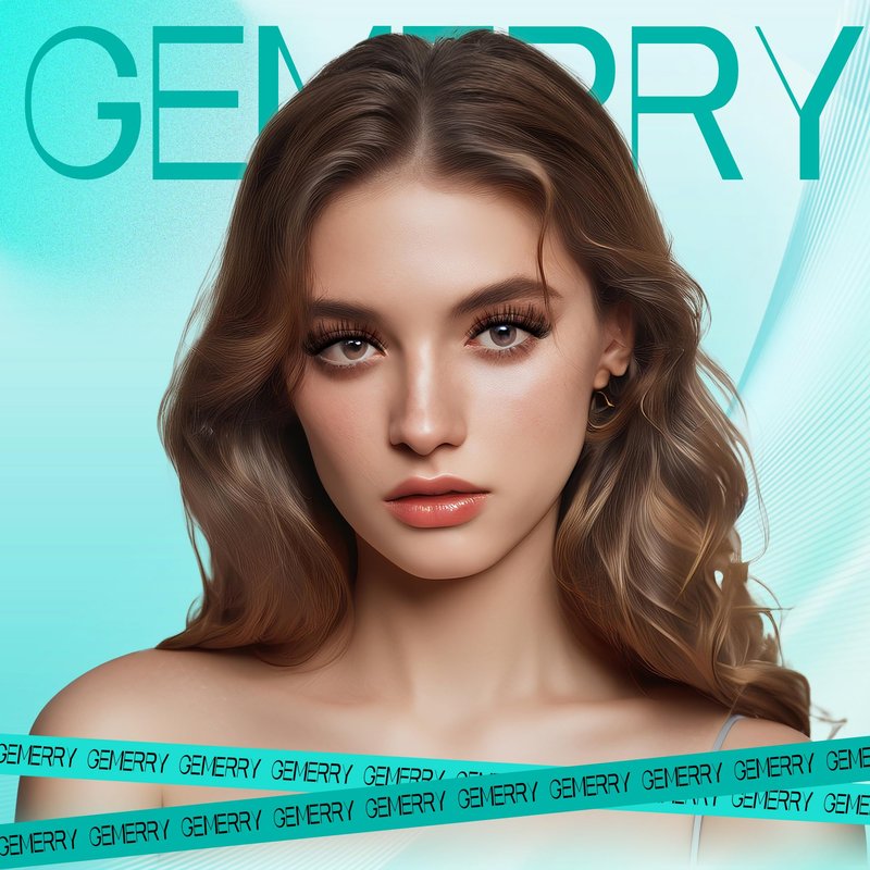 GEMERRY Eyelash Extension Kit Thick Curl Fluffy Clusters Kit With Lash Bond and Seal, Tweezers, DIY Lash Extension (80P-10-18mm)