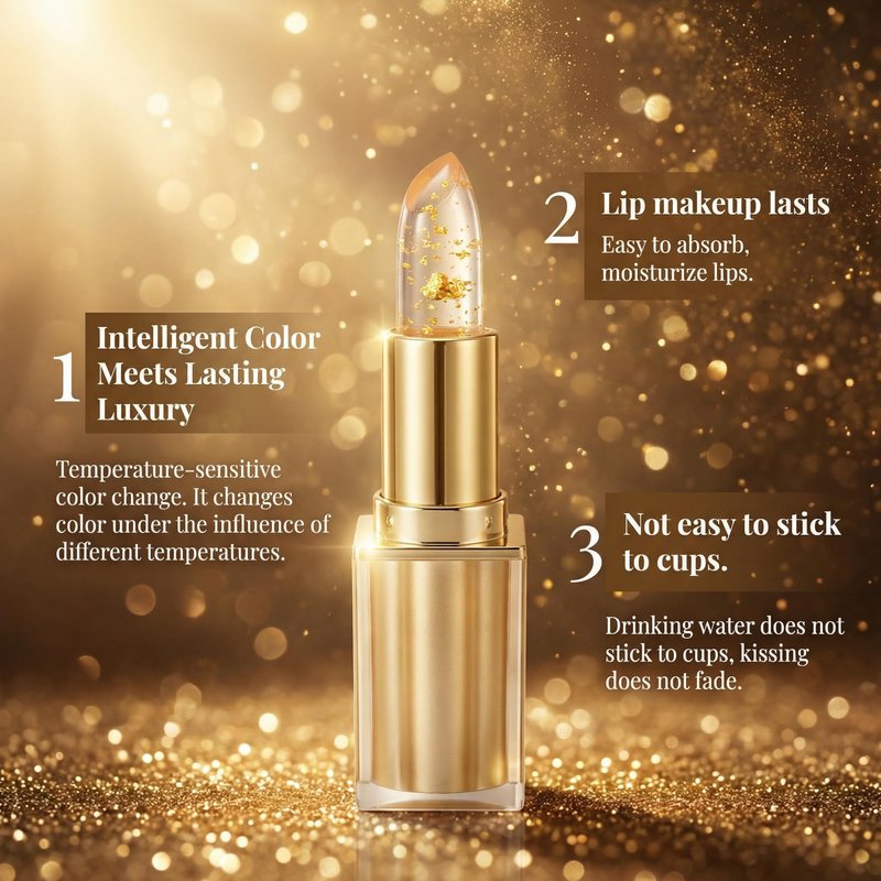Aigomc 2PCS Ph Adjusting Lipstick for Women,Clear lip stick That Changes Color,coello lip stick, ph lipstick color changing Long Lasting 24 Hours Moisturizing