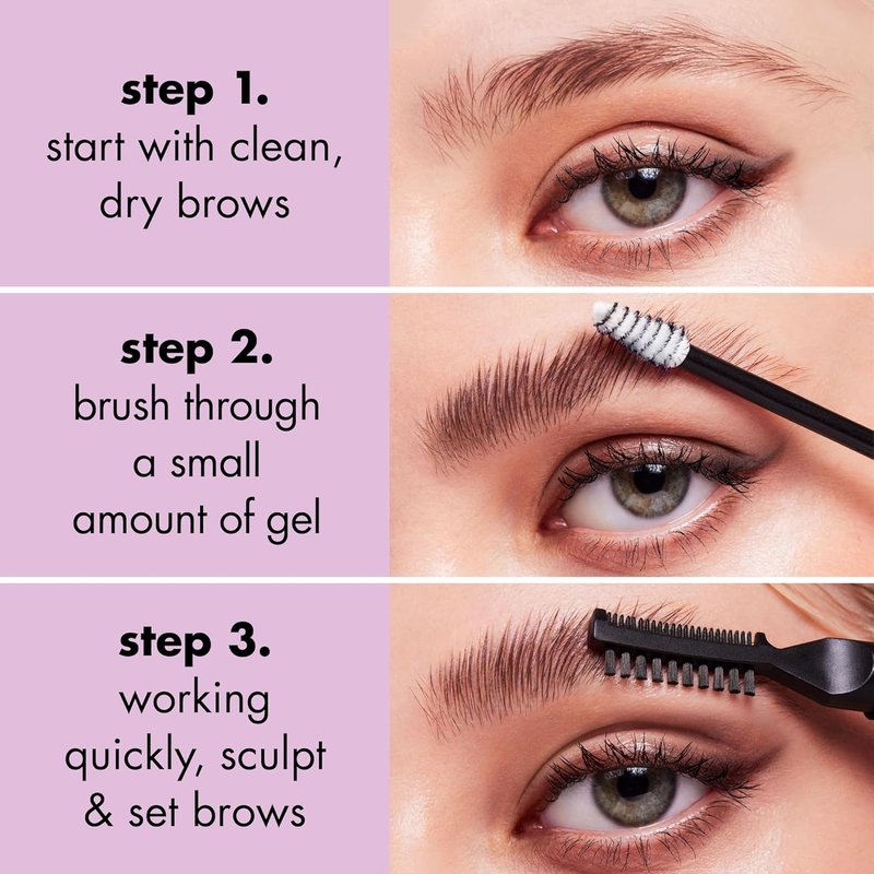 e.l.f. Brow Laminating Gel - Strong Hold, Clear-Drying & Water-Resistant | Vegan Brow Sculpting Gel