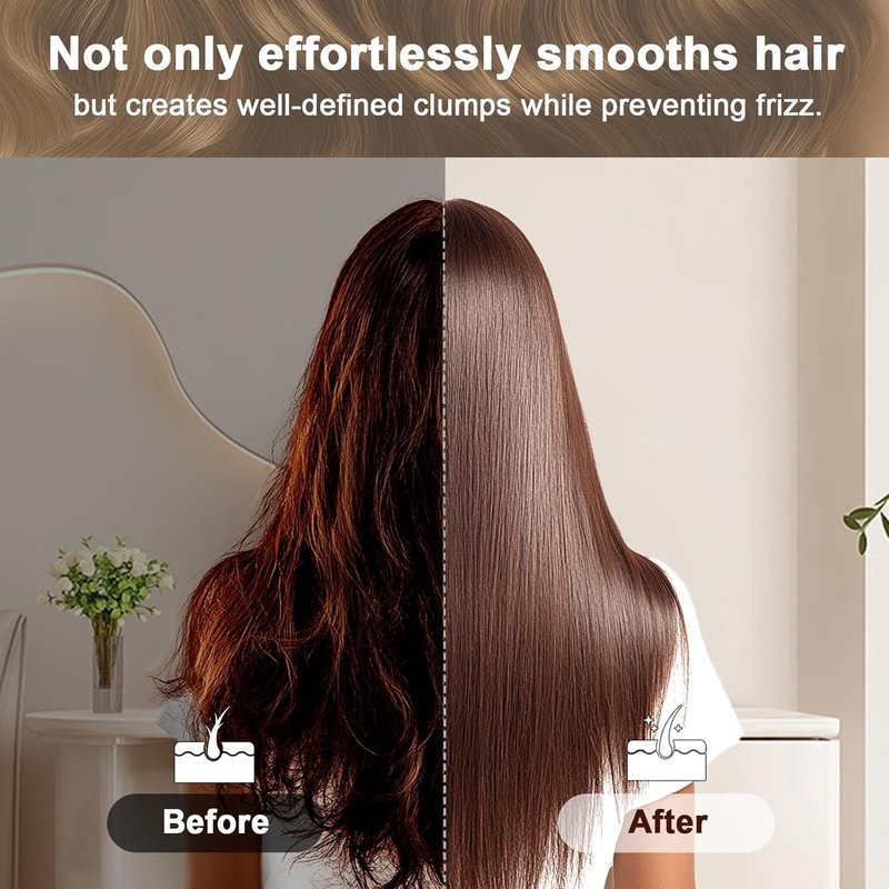 Boar Bristle Hair Brush - Ultimate Smoothing Detangler for Fine Hair | Gentle Scalp Massage, Perfect Gift