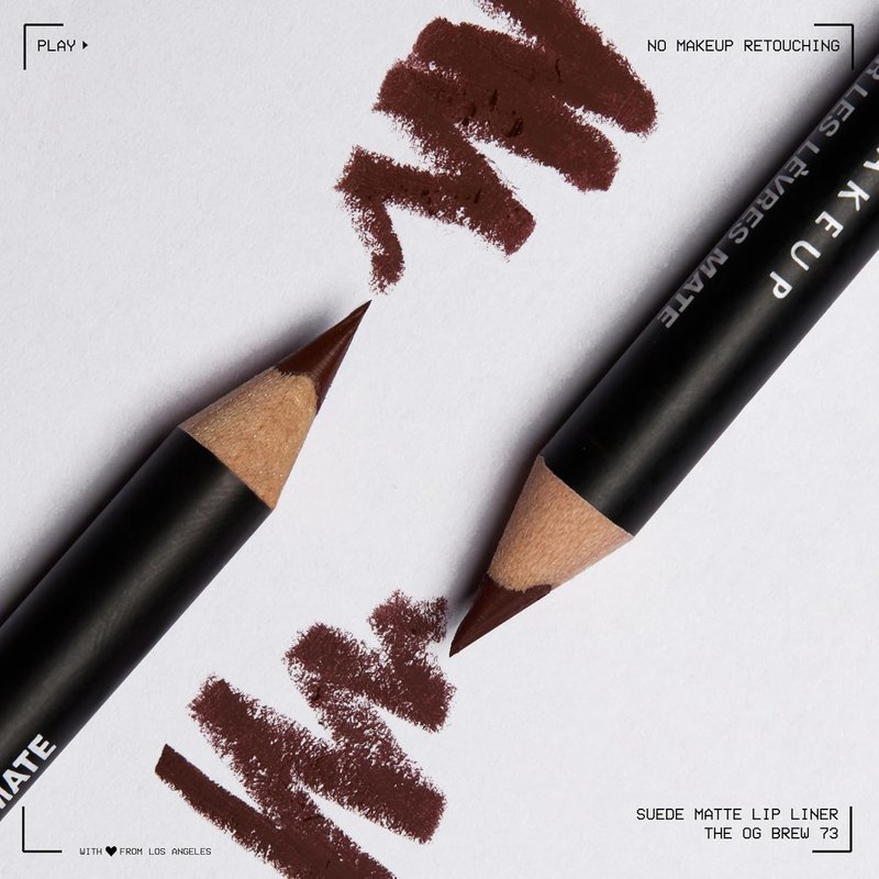 NYX PROFESSIONAL MAKEUP Matte Suede Lip Liner - Velvety-Smooth, Long-Lasting Formula | The OG Brew (Brown)