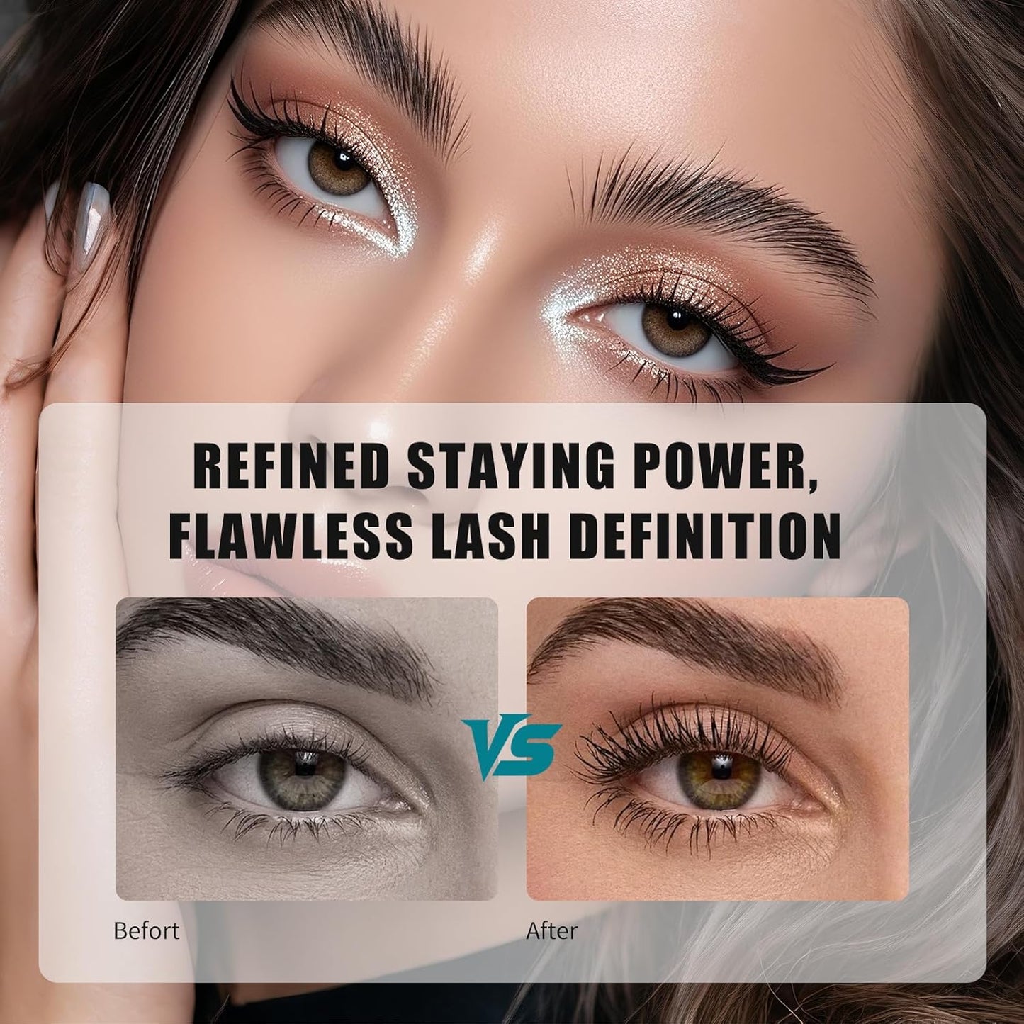 Sky High Telescopic Tubing Mascara - Waterproof Formula with Nourishing Essence | Long-Wearing & Clump-Free for Women 60+