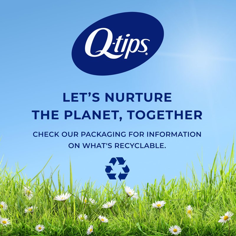 Q-tips Cotton Swabs, 500 Count (Pack of 12)