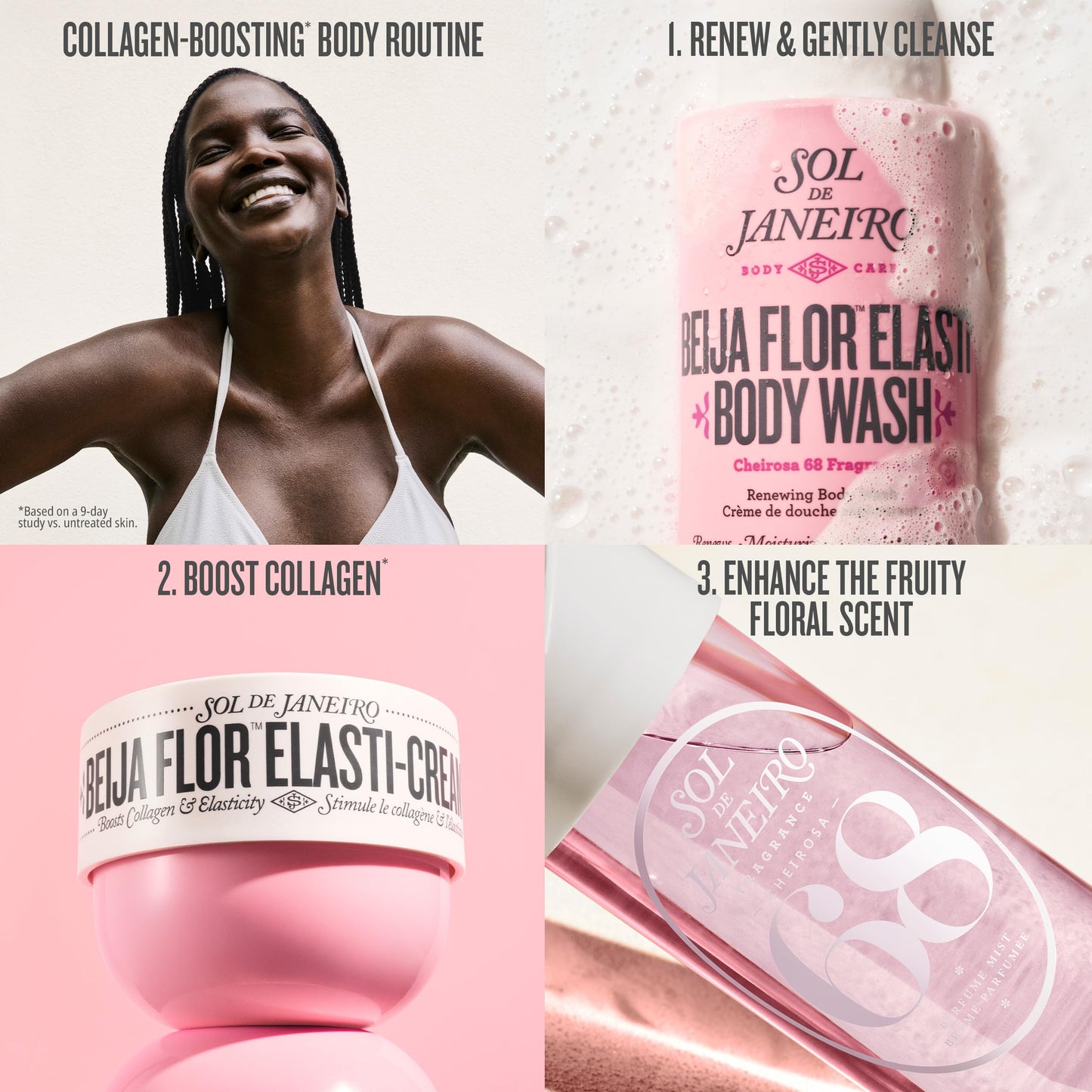 Sol de Janeiro Collagen Boosting Beija Flor Elasti-Cream Body Cream 240mL/8.1 oz.