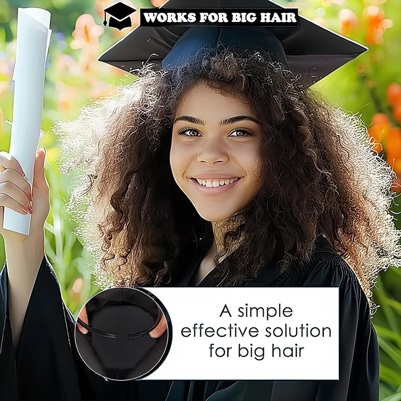 Grad Cap Headband by [Brand Name] - Stylish Graduation Cap Hair Band with Adhesive Felt