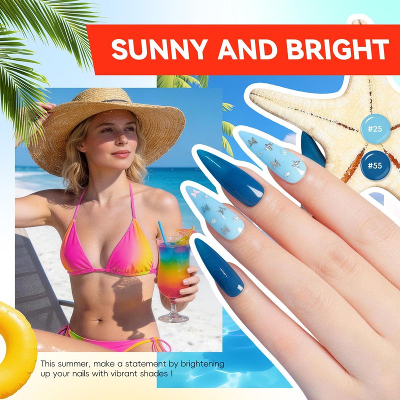 COSCELIA 66pcs Gel Nail Polish Kit with U V light and Drill 35 Colors Spring Gel Polish Set 5pcs Top Base Coat Nail Art Starter French Gel Manicure Kit Gifts for Women Girls