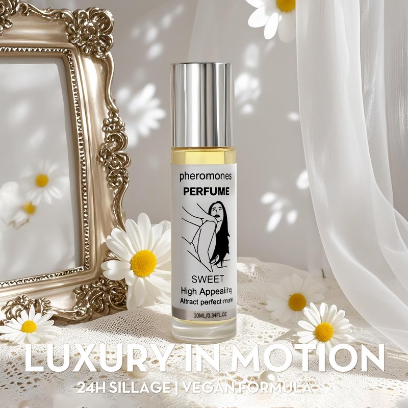 AFLUXE Women's Perfume Set 100ml Eau de Parfum + 10ml Pheromone Roll On Oil | Sweet Floral Gourmand Fragrance with Vanilla | Long Lasting Scent & Attraction Boost | Gift Set for Her (Sarah)