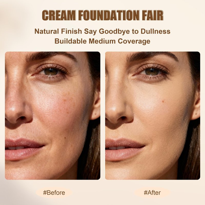 HECI BEAUTY Tinted Foundation Stick, Balm to Cream Foundation with Light to Medium Coverage, Infused with Hydrating Ingredients - Fair 01, 0.25 oz