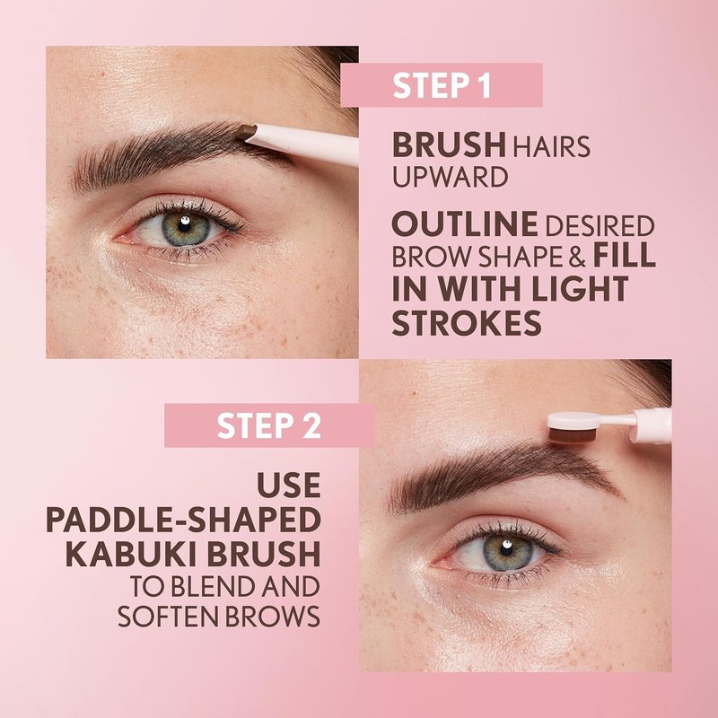 Covergirl Clean Fresh Brow Filler Pomade - Ultra-Precise Eyebrow Pencil in 400 Soft Brown | Vegan, Creamy Formula, 0.007oz