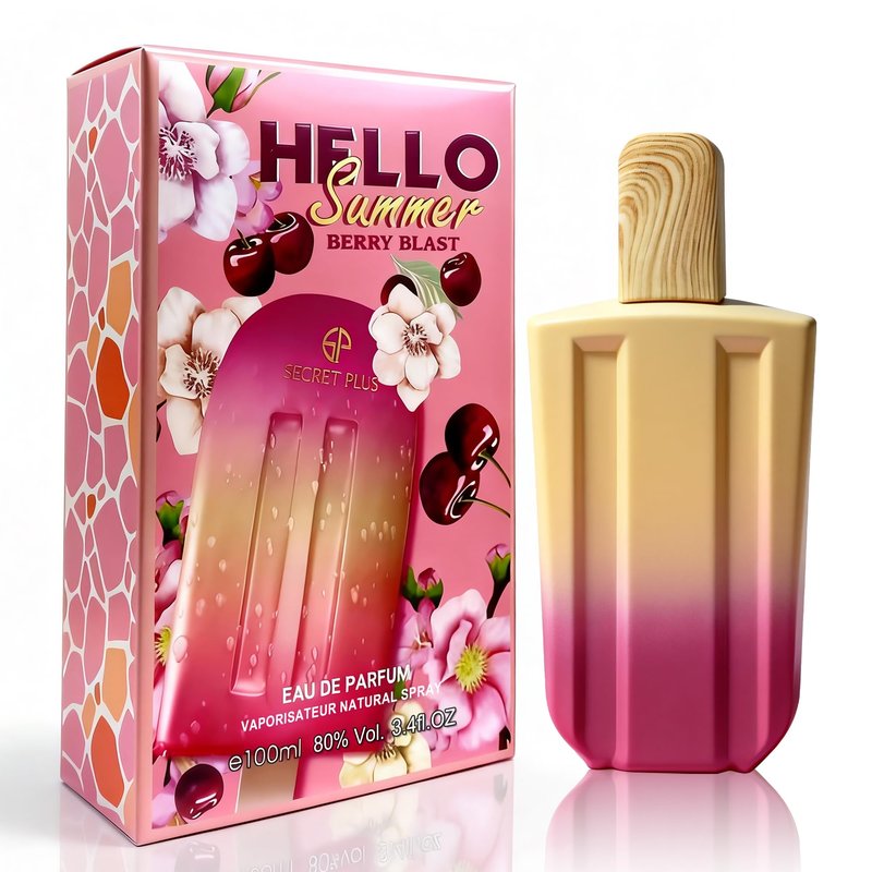 AFLUXE Sweet Dessert Collection EDP - Berry Blast - Cute Shape Travel Size Eau de Parfum for Women