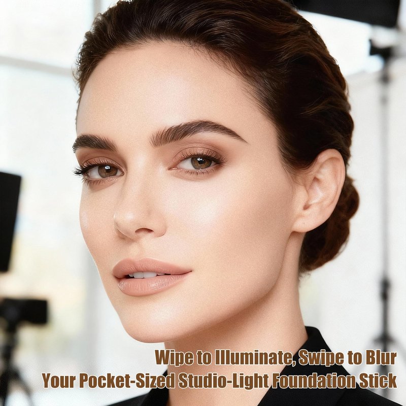 HECI BEAUTY Tinted Foundation Stick, Balm to Cream Foundation with Light to Medium Coverage, Infused with Hydrating Ingredients - Fair 01, 0.25 oz