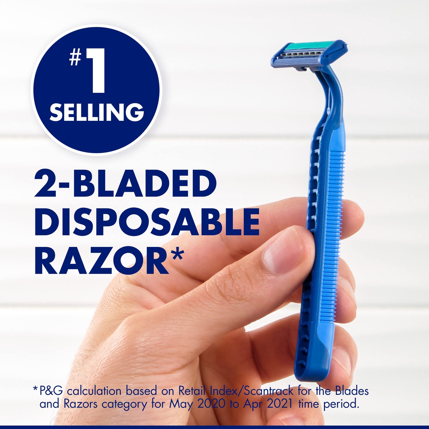 Gillette Sensor2 Plus Fixed Men's Disposable Razor, 10 Count (Pack of 3) Blue