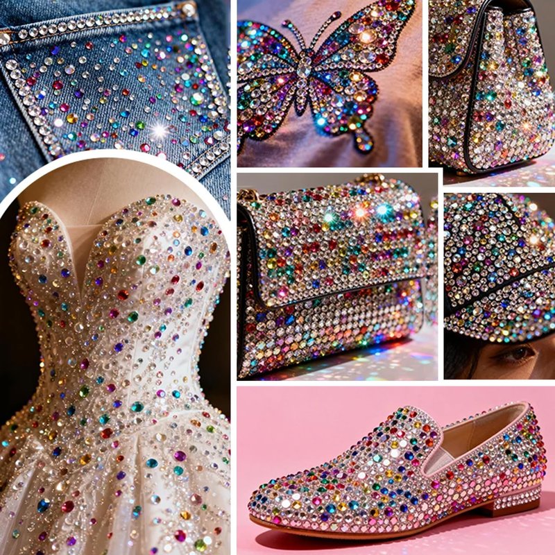 Resin Rhinestones for Bedazzling|32000Pcs Resin Rhinestones Bedazzling Kit with 3Pcs 10ml Glue, 0.3cm Colorful Bedazzler Kit for Craft Clothes Mugs Shoes Fabric Nail Art 40 Colors