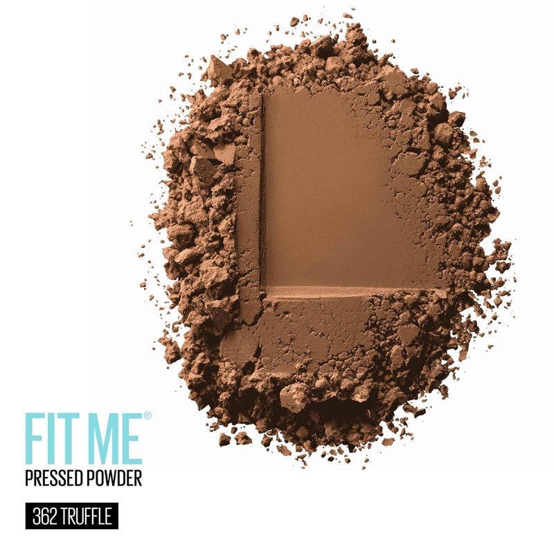 Maybelline Fit Me Matte + Poreless Pressed Face Powder Makeup & Setting Powder, Truffle, 1 Count