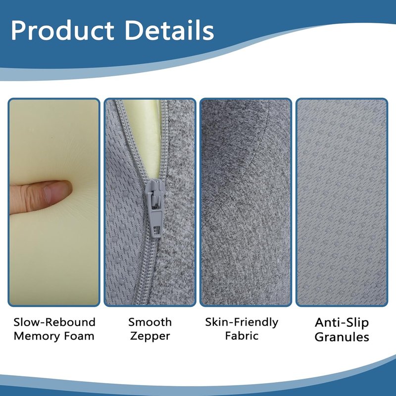 Face Down Pillow | Comfortable Massage Headrest for Post-Surgery Recovery & Neck Pain Relief