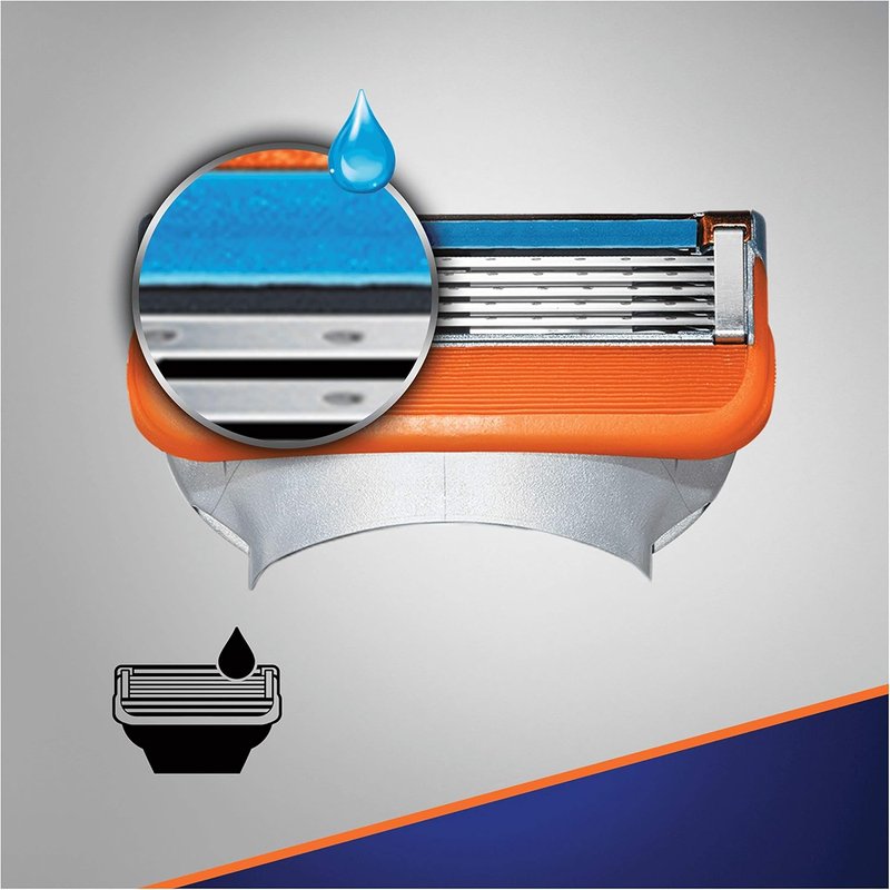 Gillette Fusion5 Razor - 12 Precision Blades for Men | Ultimate Shaving Experience