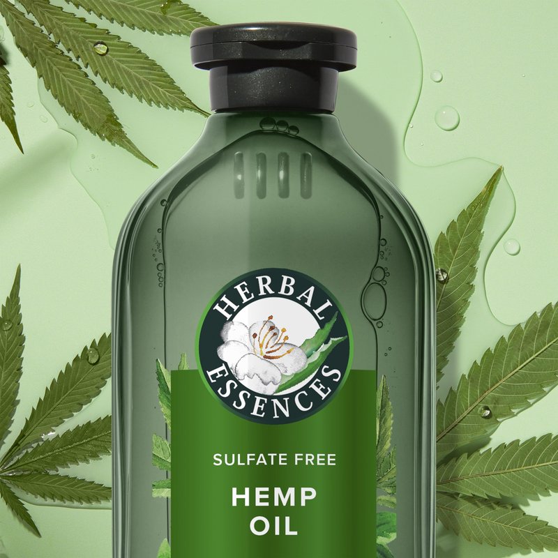 Herbal Essences Bio: Renew Hemp + Potent Aloe Sulfate Free Shampoo Frizz Control 13.5 Fl oz, 5.398 Fl oz