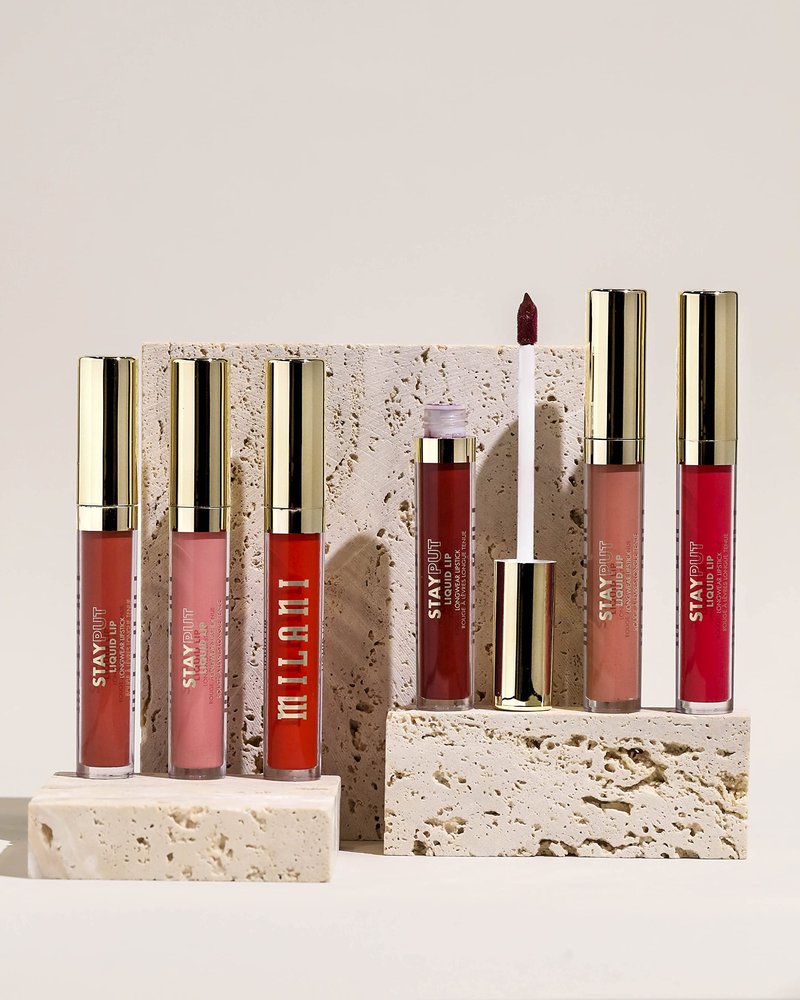 Milani Stay Put Longwear Liquid Lipstick - Smudge-Proof, Kiss-Proof, and Fade-Resistant Formula for All-Day Wear - Main Character