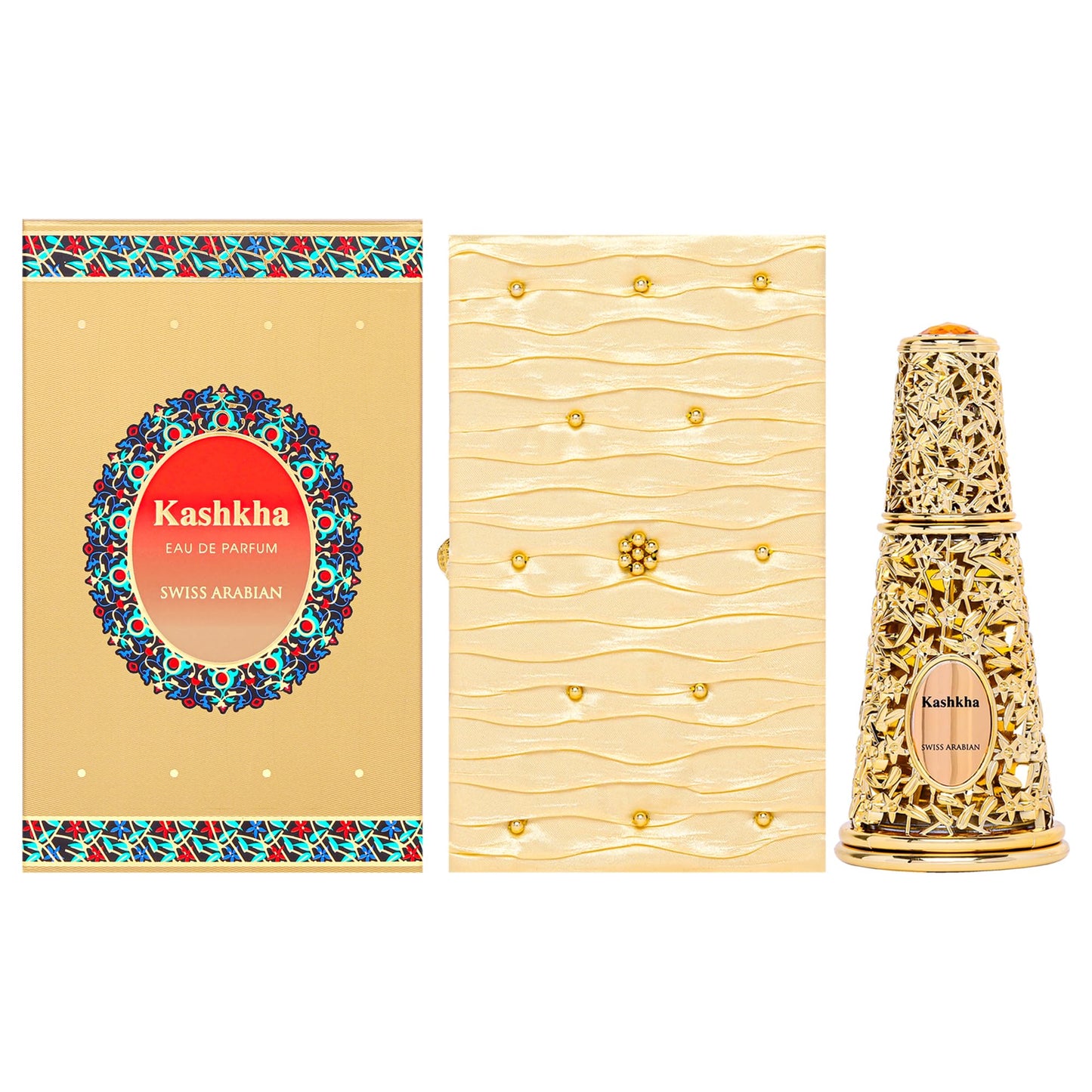 Swiss Arabian Kashkha - Luxury Products From Dubai - Long Lasting, Addictive Personal EDP Spray Fragrance - Seductive Signature Aroma - 1.7 Oz